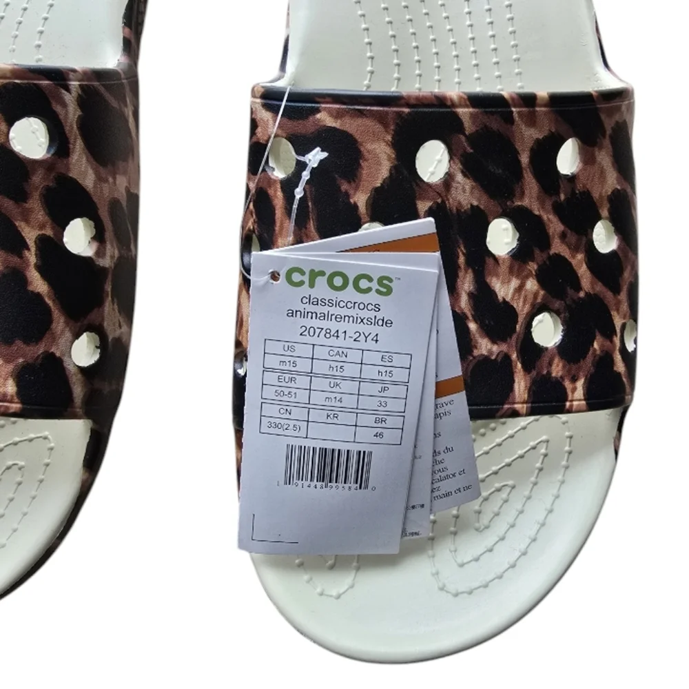 CROCS Classic Sandal Cheetah Print